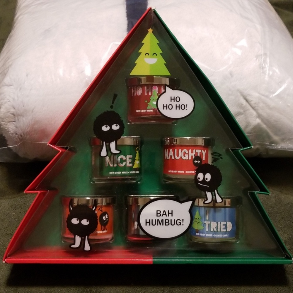 6 Mini Bath & Body Works Candles